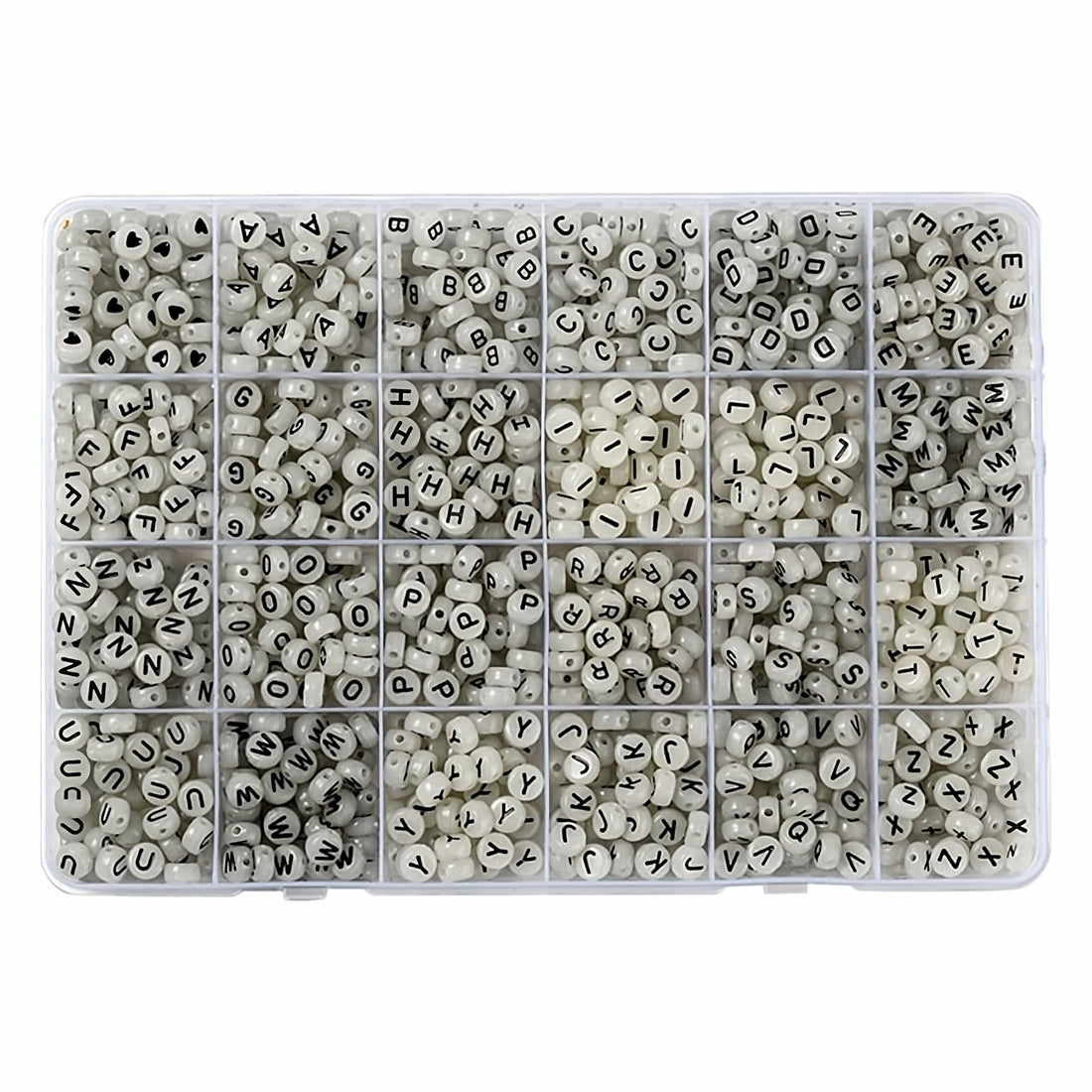 Rave Essentials Co. Regular 1800pc 1800pc Glow-In-The-Dark Kandi Kit