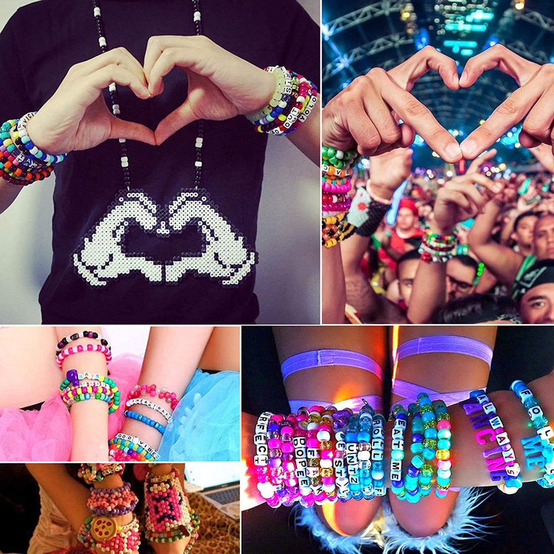 Rave Essentials Co. 960pc Essential Kandi Bracelet Kit