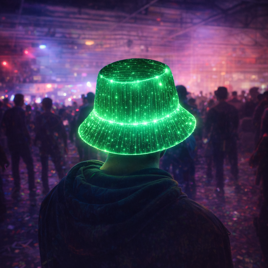 Full Color Changing LED Bucket Hat