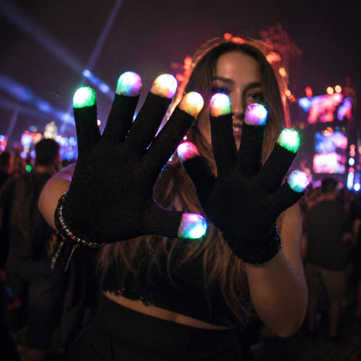 Premium LED Light Show Gloves