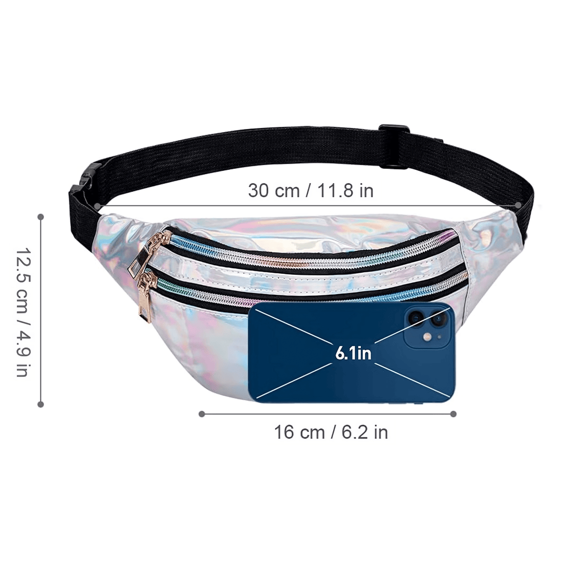 Rave Essentials Co. Anti-Theft LAZR™ Fanny Pack