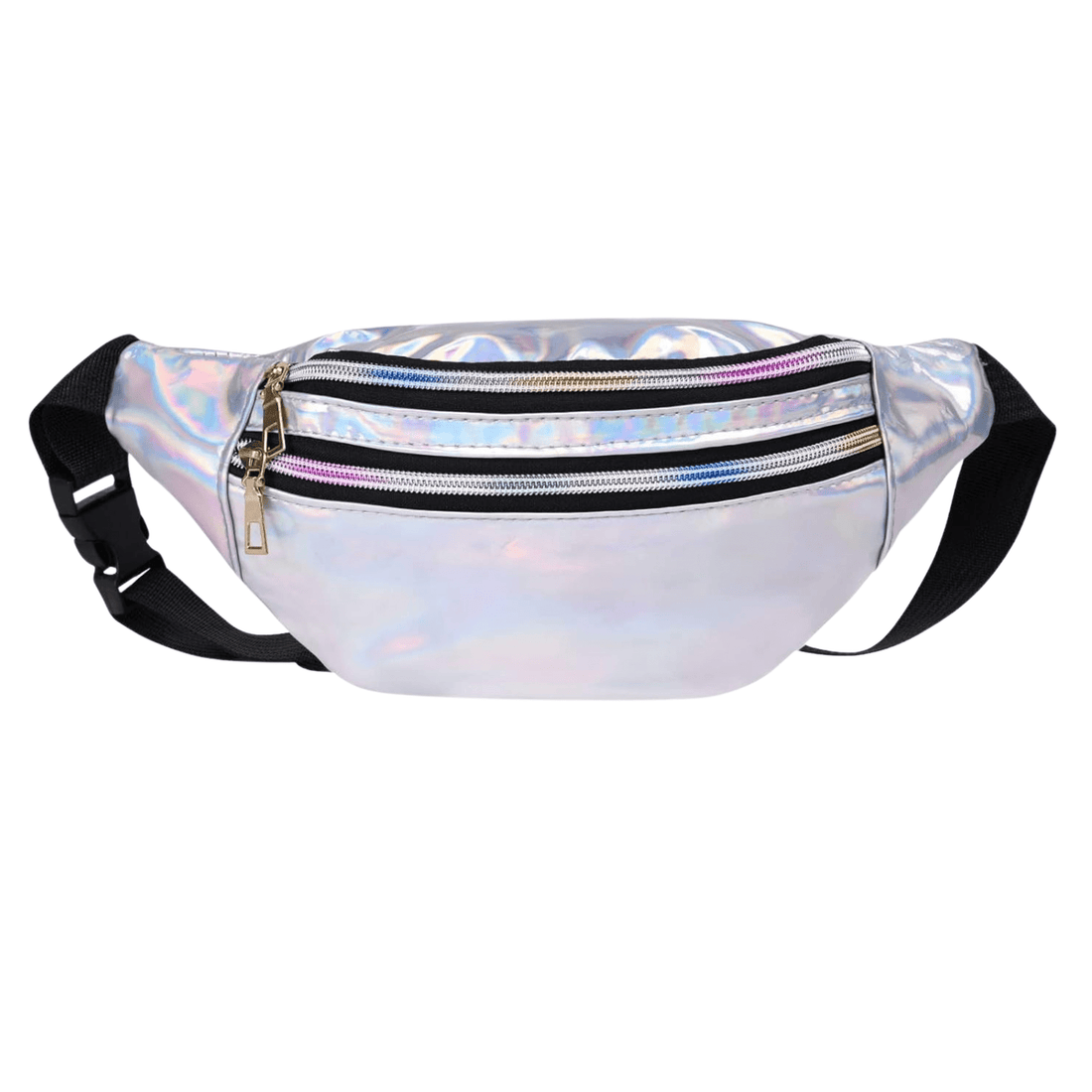 Rave Essentials Co. Silver Anti-Theft LAZR™ Fanny Pack