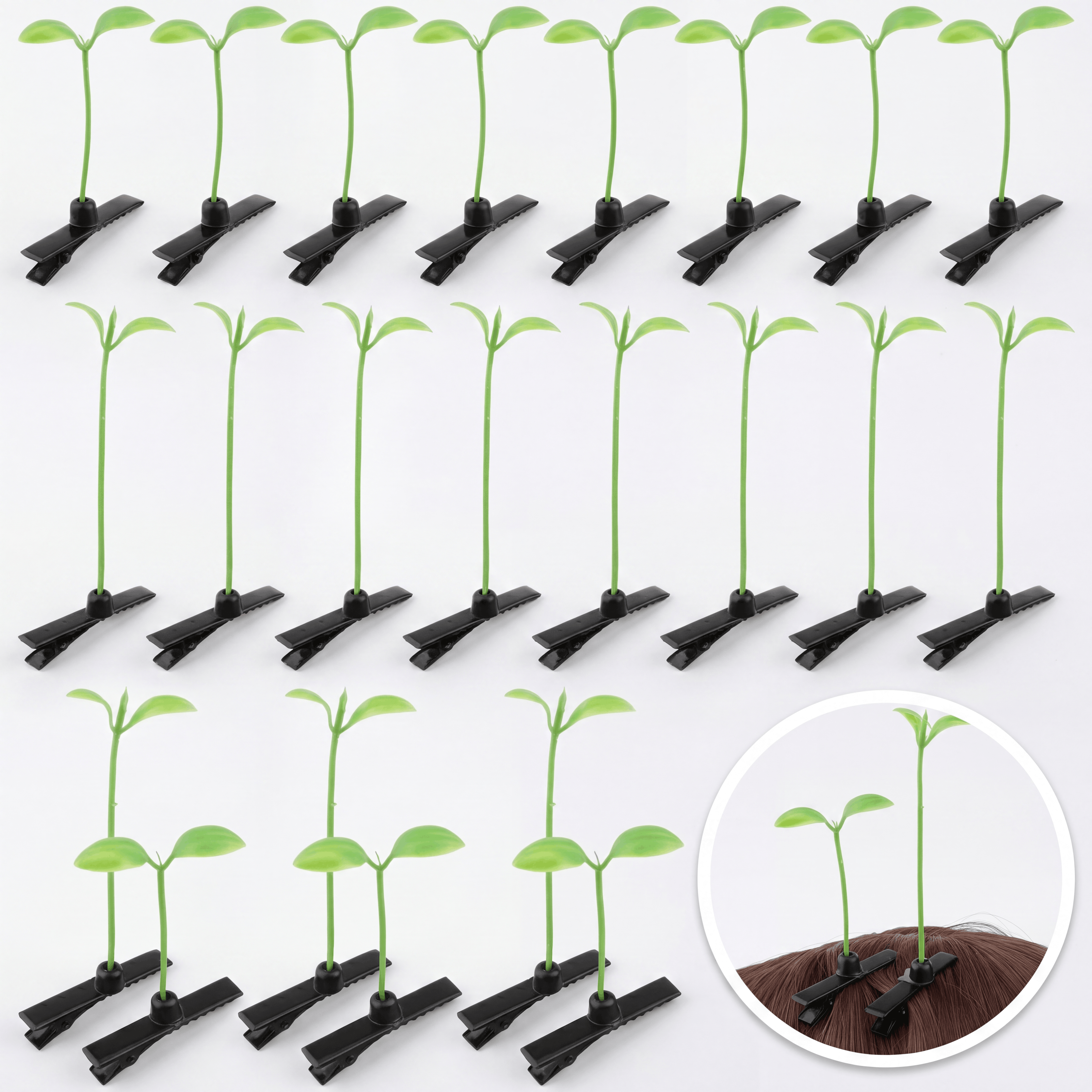 50pc Mega Pack Sprout Hair Clips