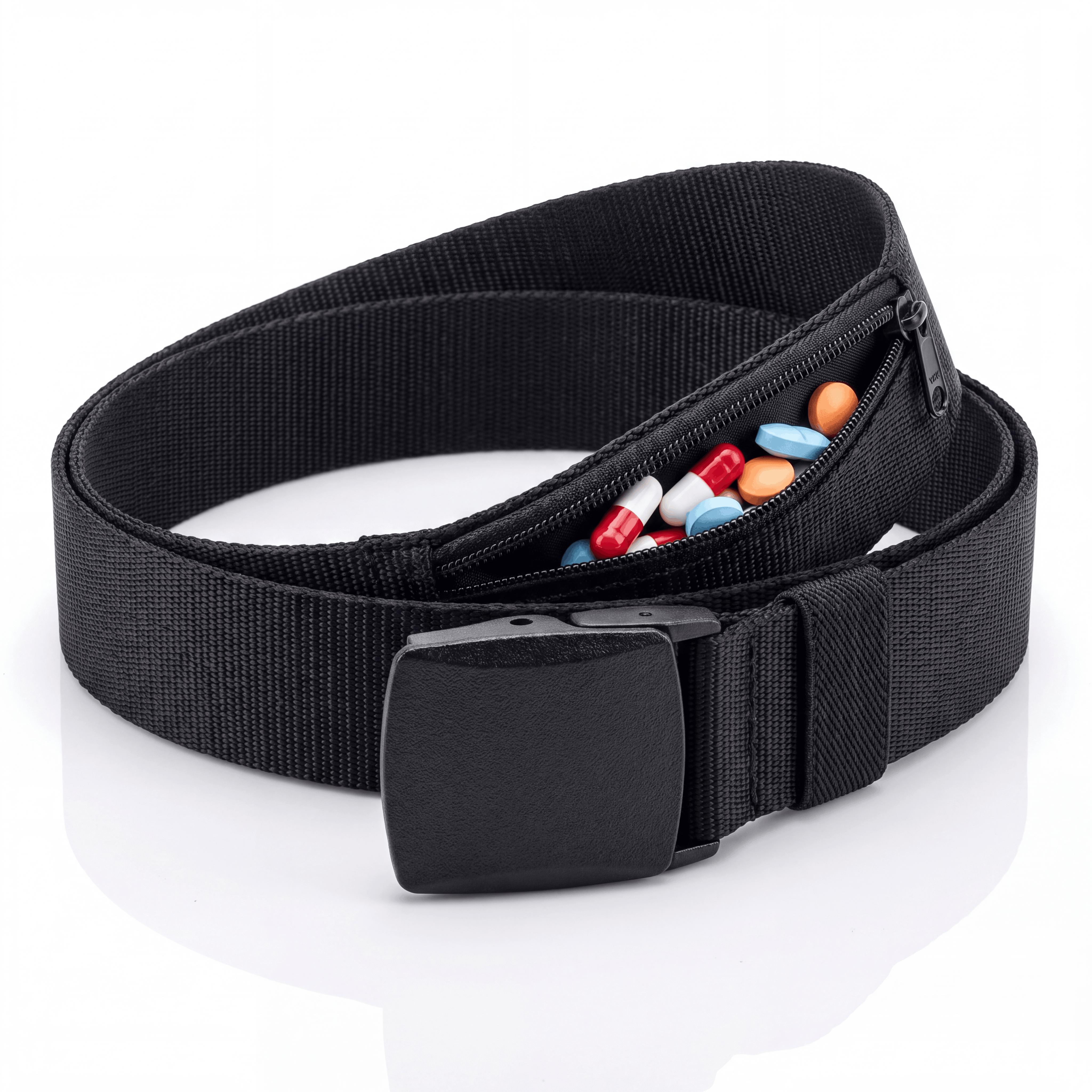 Secret Stash Compartment Belt