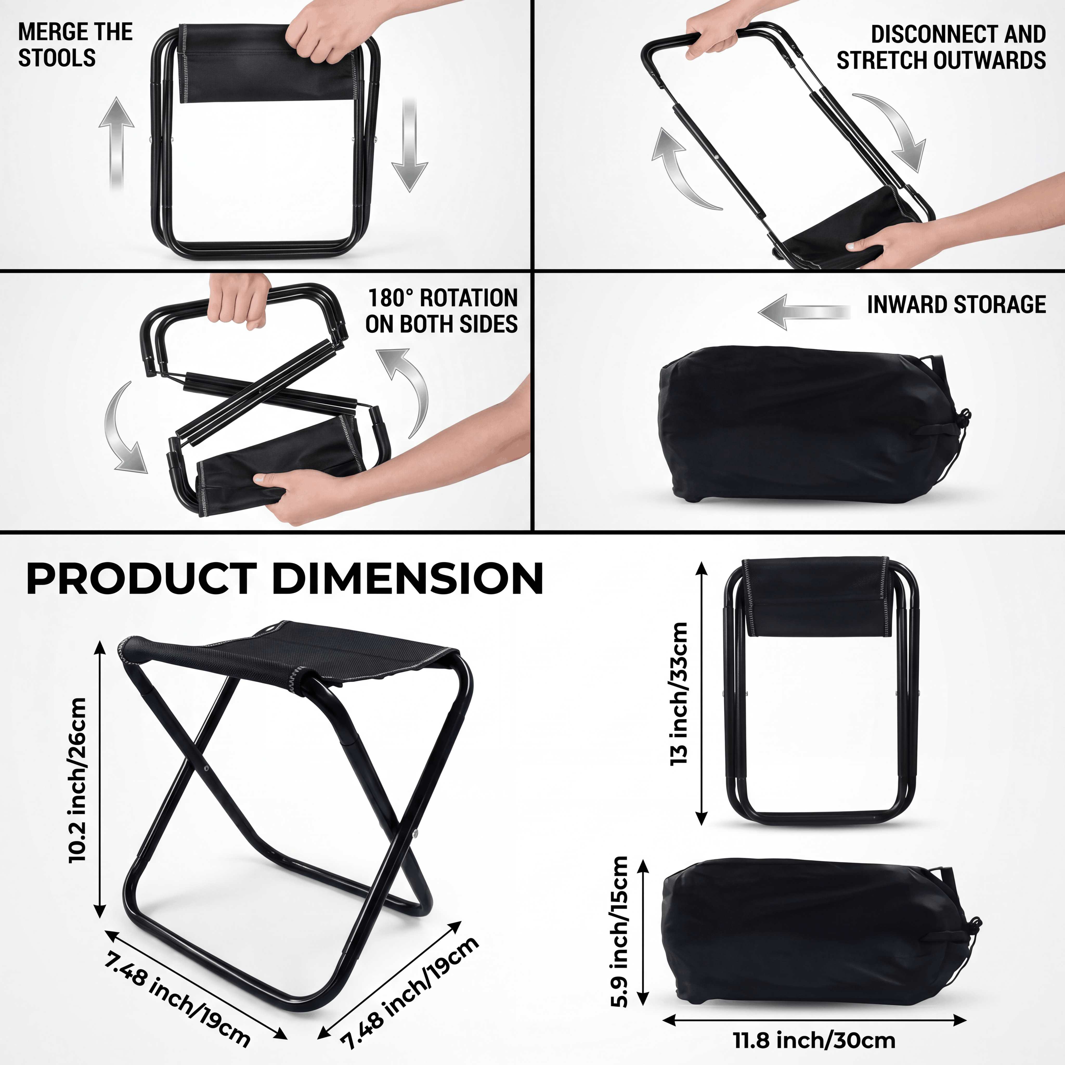 Pocket Portable Folding Rest Chair