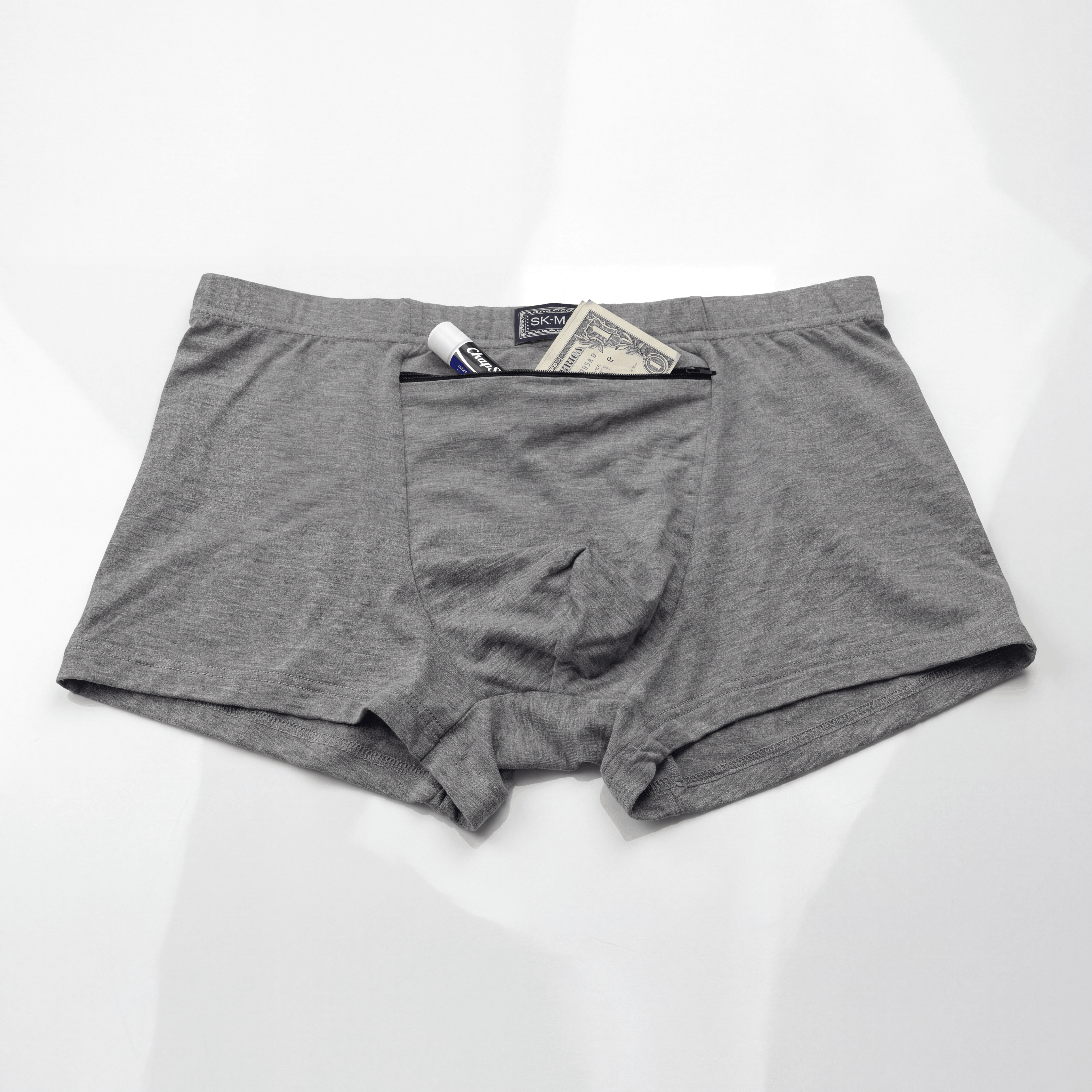 Hidden Zipper Stash Boxers