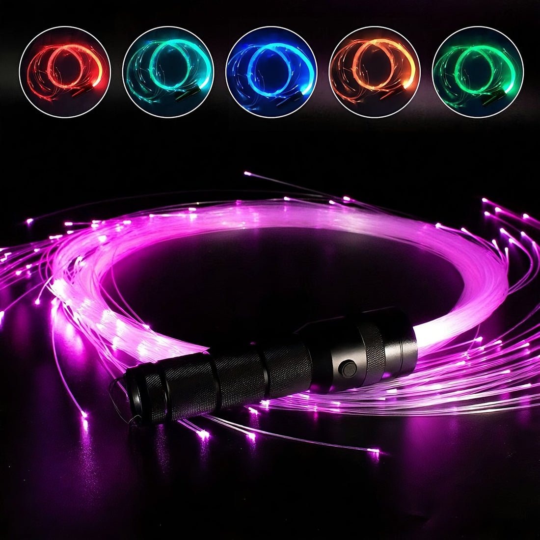 Rave Essentials Co. KandiFlow™ Rechargeable LED Dance Whip