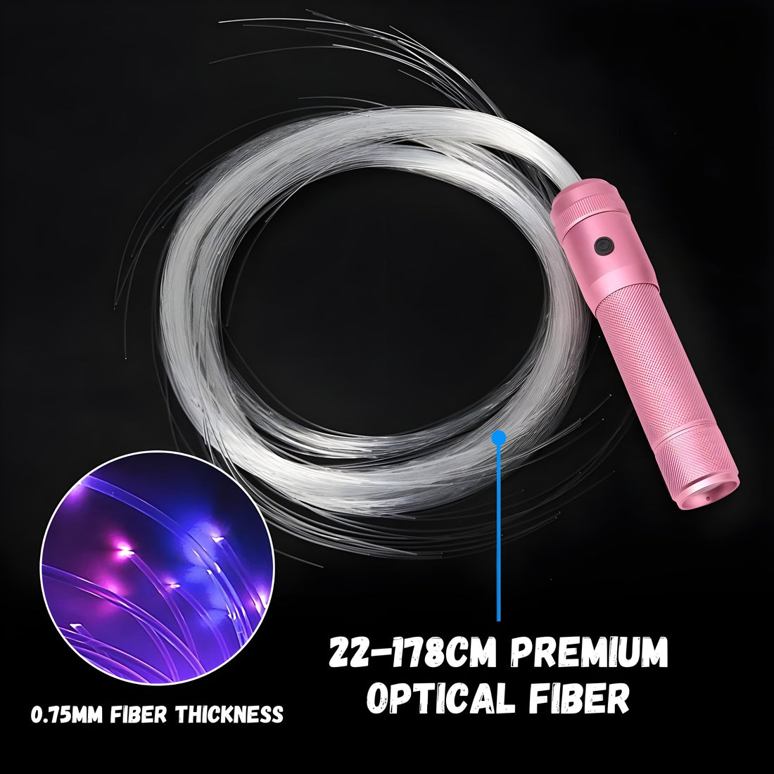 Rave Essentials Co. KandiFlow™ Rechargeable LED Dance Whip
