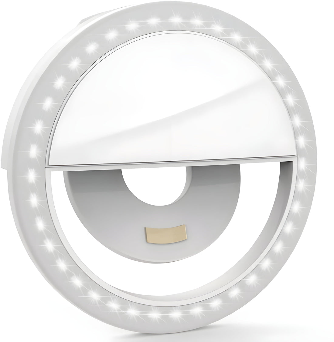 Rave Essentials Co. LED Clip-On Phone Ring Light (Rechargeable)
