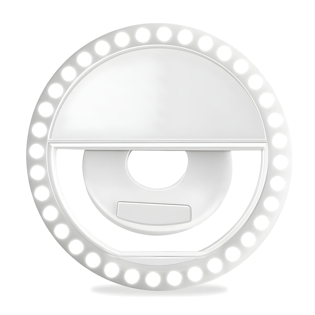 Rave Essentials Co. LED Clip-On Phone Ring Light (Rechargeable)