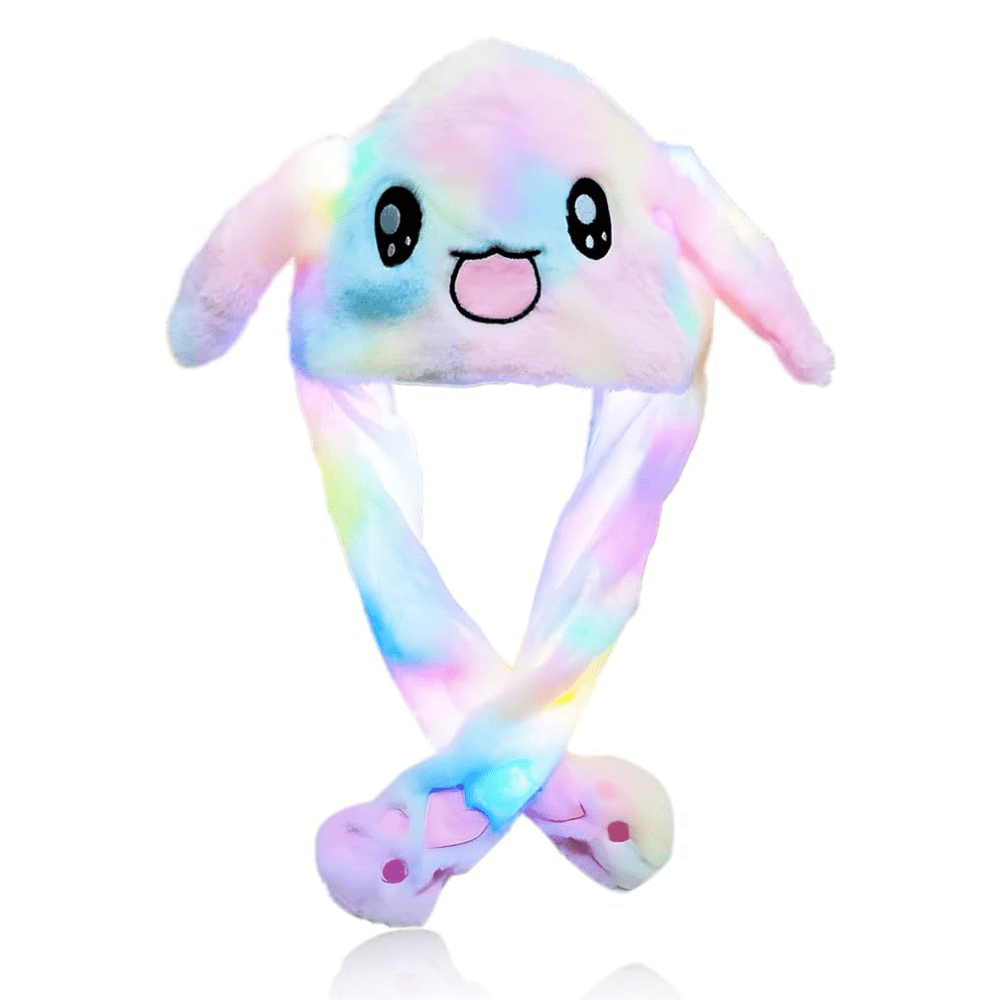 Rave Essentials Co. LED Kawaii Flapping Animal Hat - Moving & Raisable Ears