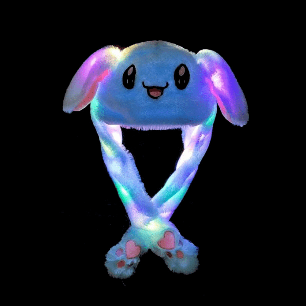 Rave Essentials Co. LED Kawaii Flapping Animal Hat - Moving & Raisable Ears