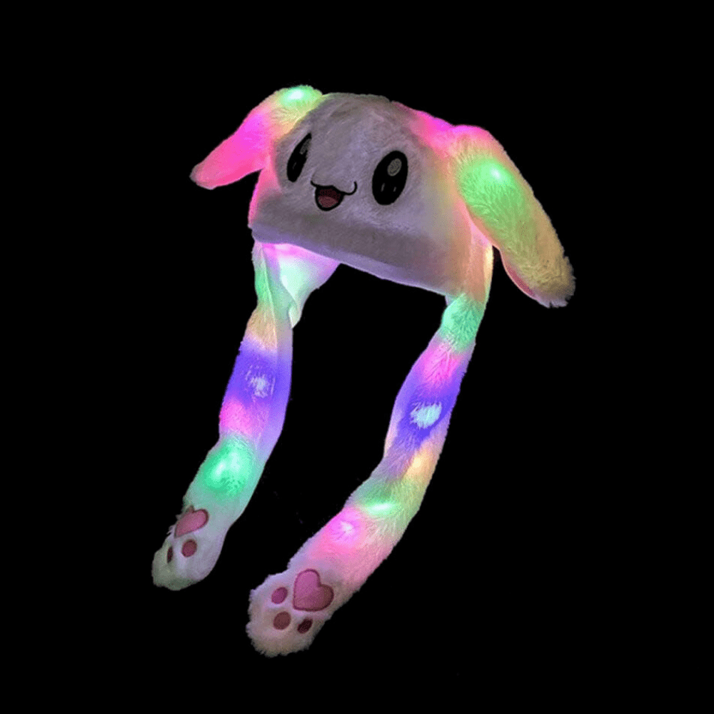 Rave Essentials Co. LED Kawaii Flapping Animal Hat - Moving & Raisable Ears