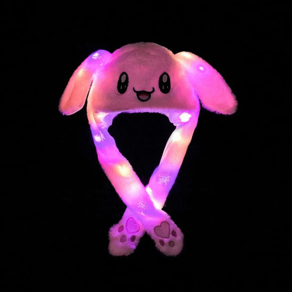 Rave Essentials Co. LED Kawaii Flapping Animal Hat - Moving & Raisable Ears