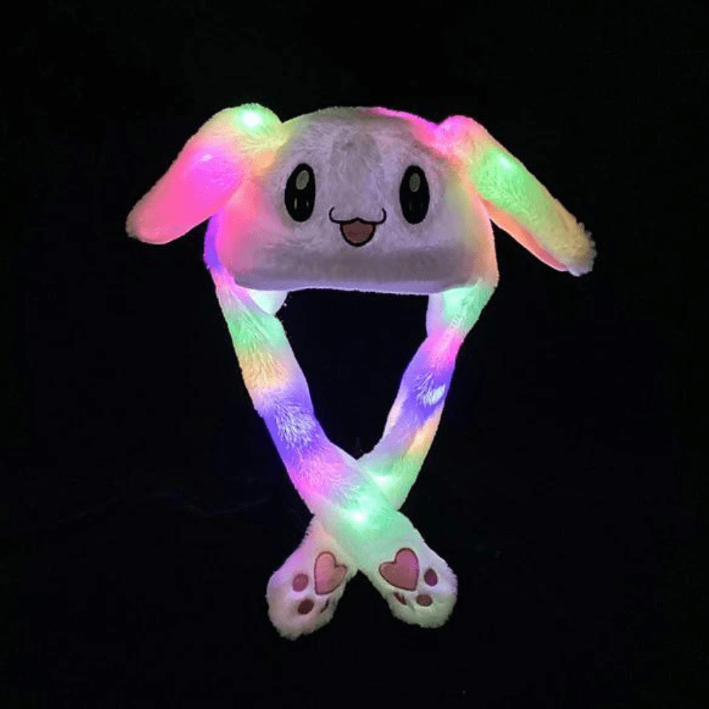 Rave Essentials Co. LED Kawaii Flapping Animal Hat - Moving & Raisable Ears
