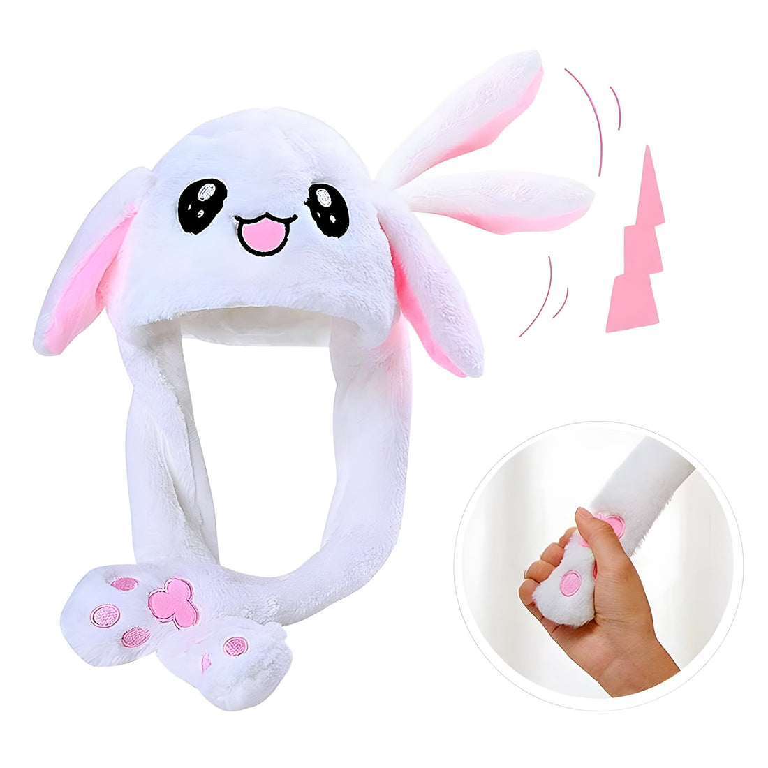 Rave Essentials Co. LED Kawaii Flapping Animal Hat - Moving & Raisable Ears