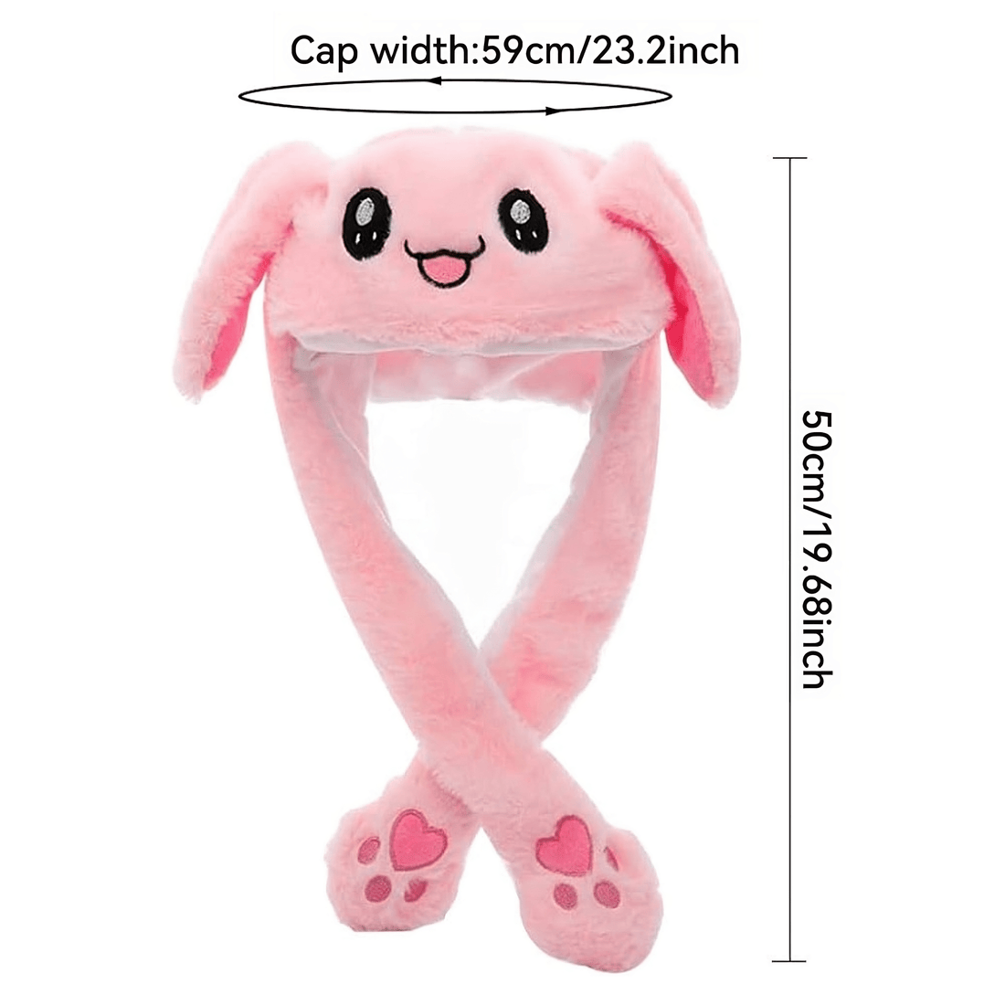 Rave Essentials Co. LED Kawaii Flapping Animal Hat - Moving & Raisable Ears
