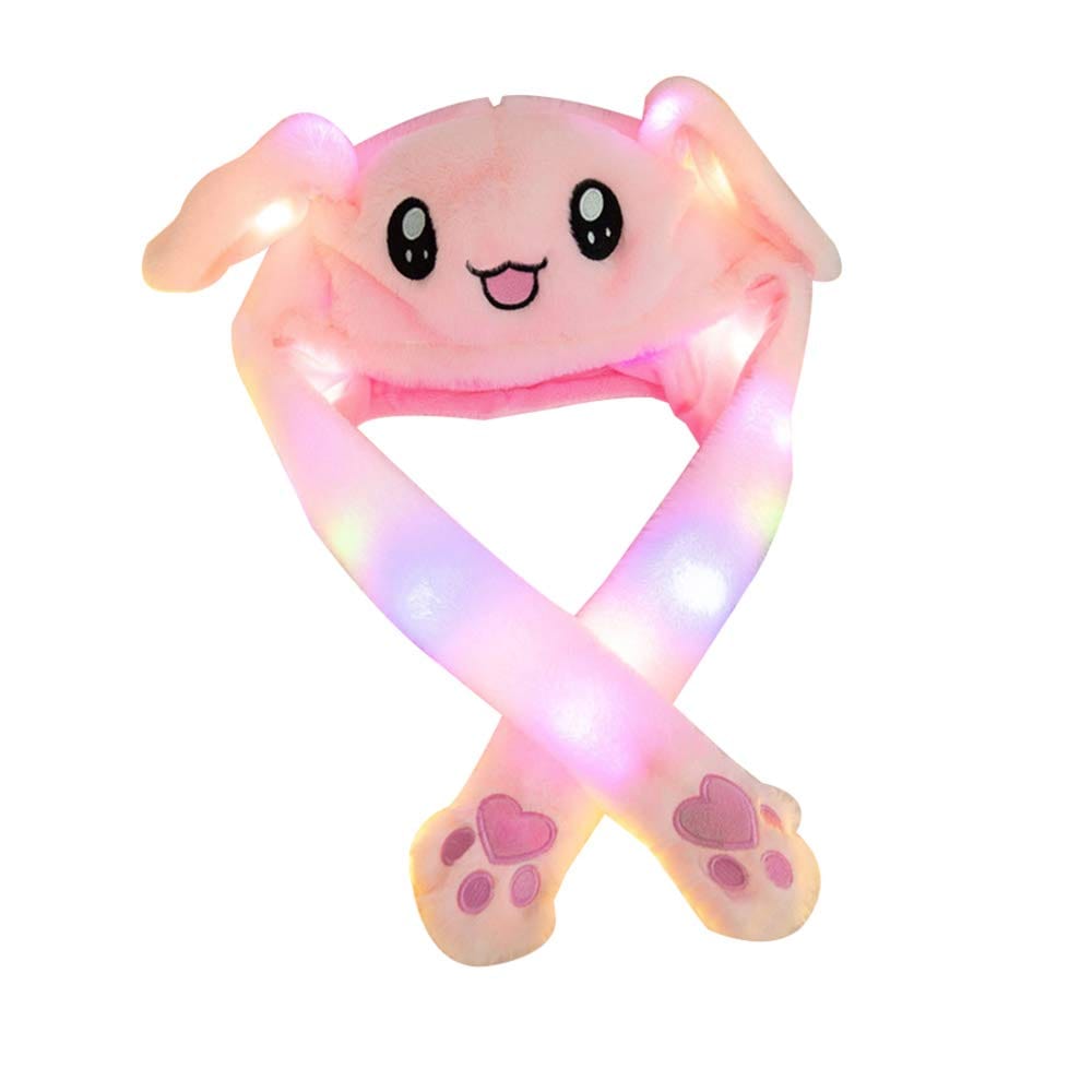Rave Essentials Co. LED Kawaii Flapping Animal Hat - Moving & Raisable Ears