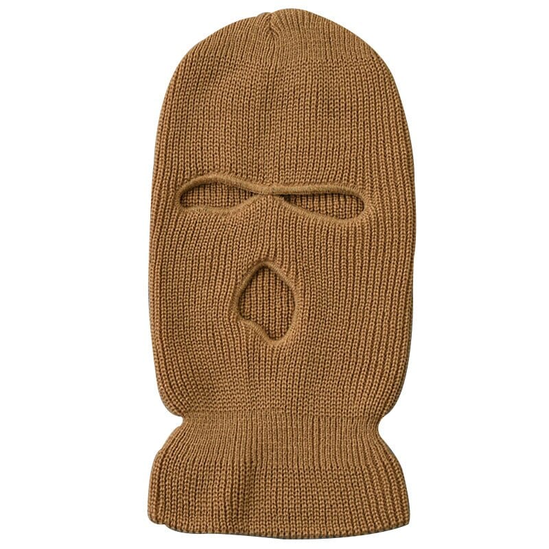 Rave Essentials Co. Khaki NEON Vibrant 3-Hole Ski Mask