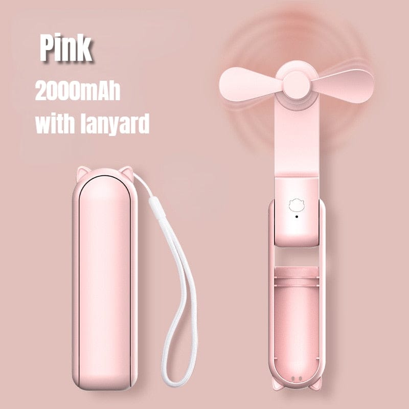 Rave Essentials Co. Power Bank Charger + Fan Hybrid