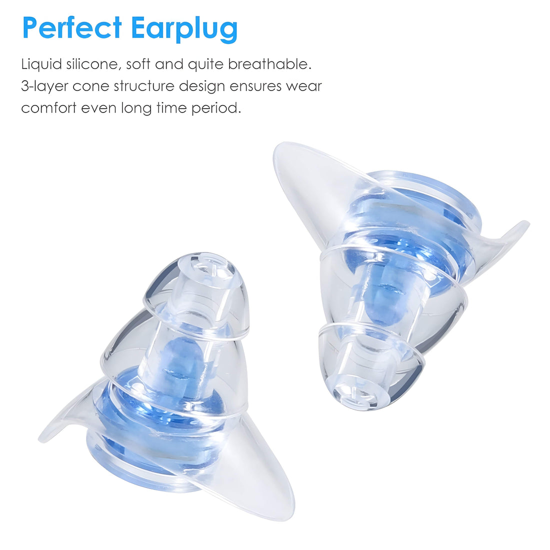 Rave-Essentials Co. PureTone™ High Clarity Reduction Earplugs