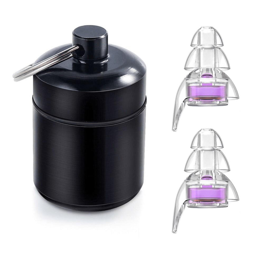 Rave-Essentials Co. Purple / Regular PureTone™ High Clarity Reduction Earplugs