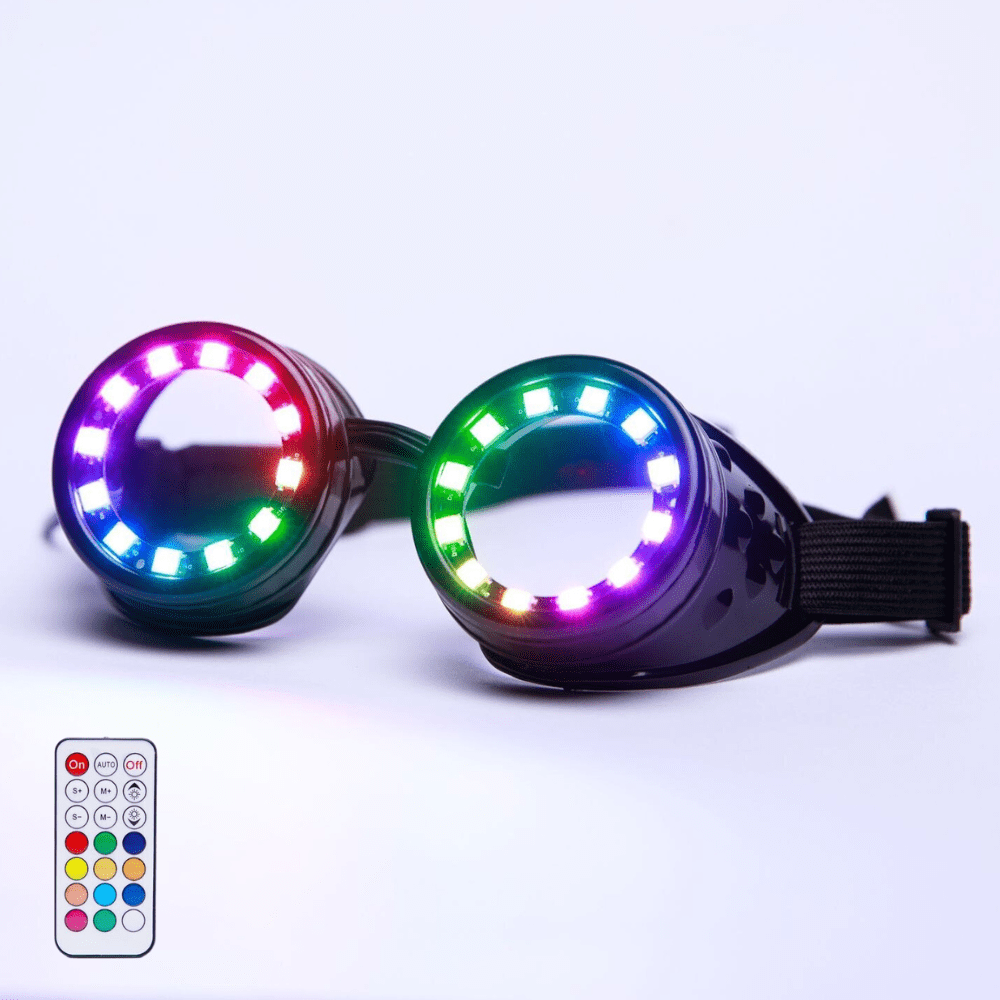 Rave Essentials Co. RE® Cyberpunk Pro LED Goggles