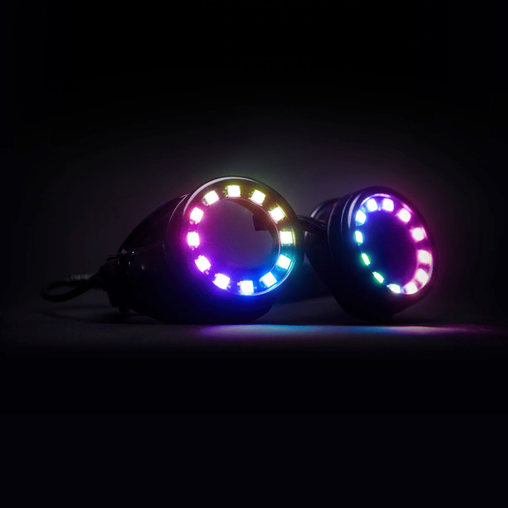 Rave Essentials Co. RE® Cyberpunk Pro LED Goggles