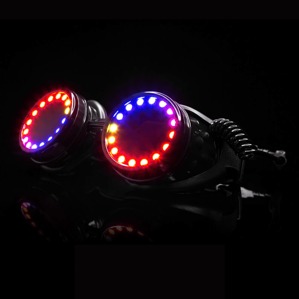Rave Essentials Co. RE® Cyberpunk Pro LED Goggles