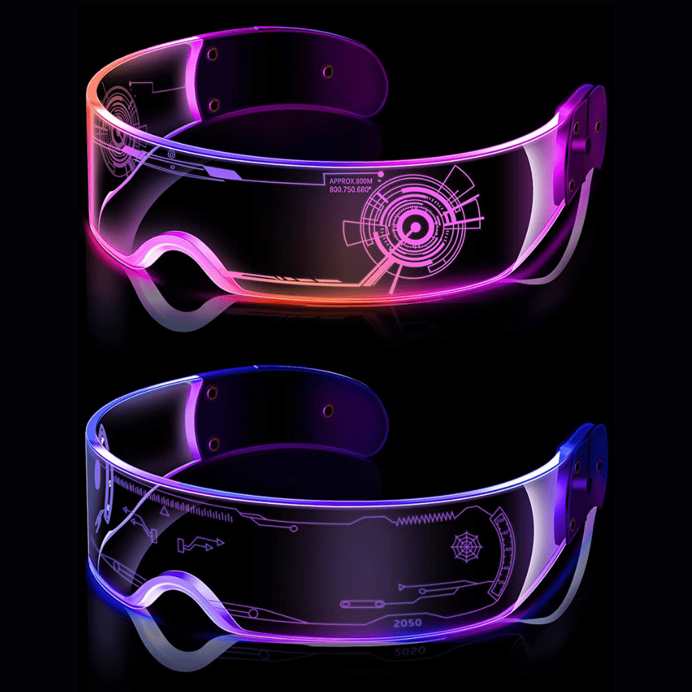 Rave-Essentials Co. RE® Holographic Visor Glasses