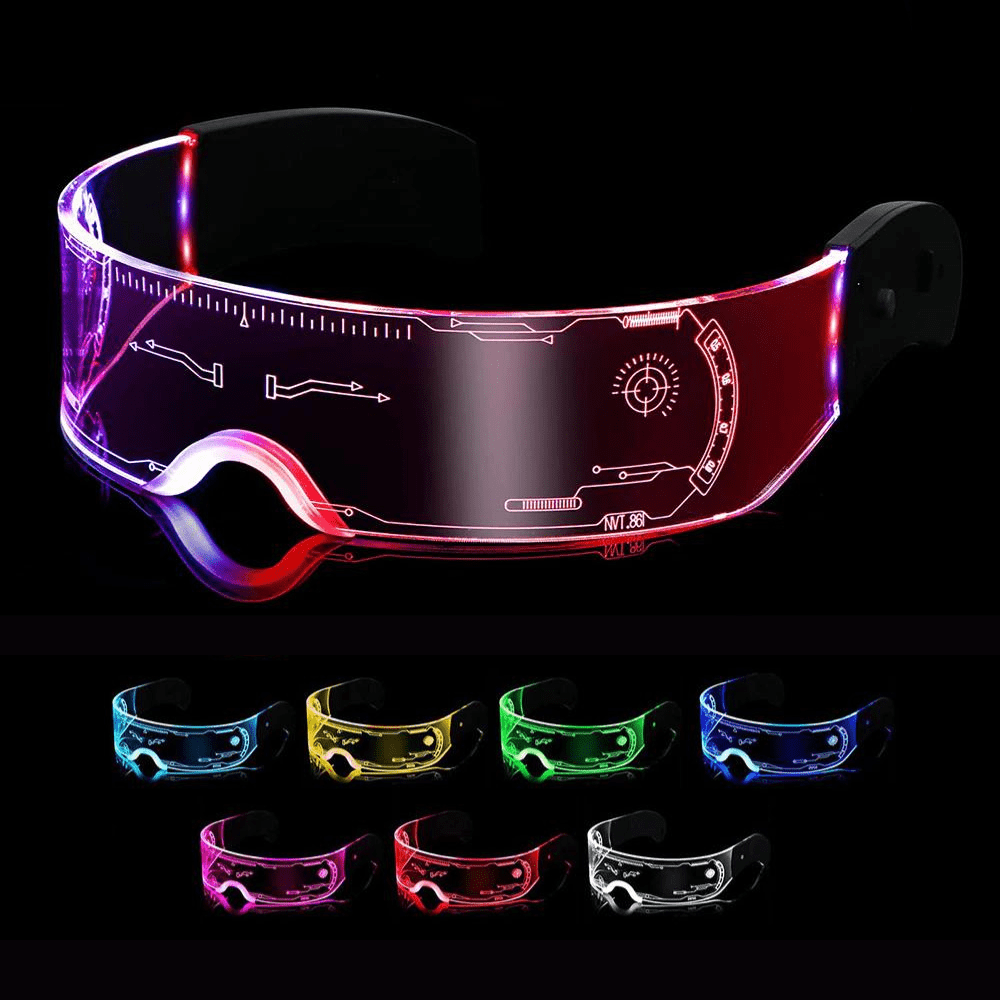 Rave-Essentials Co. RE® Holographic Visor Glasses