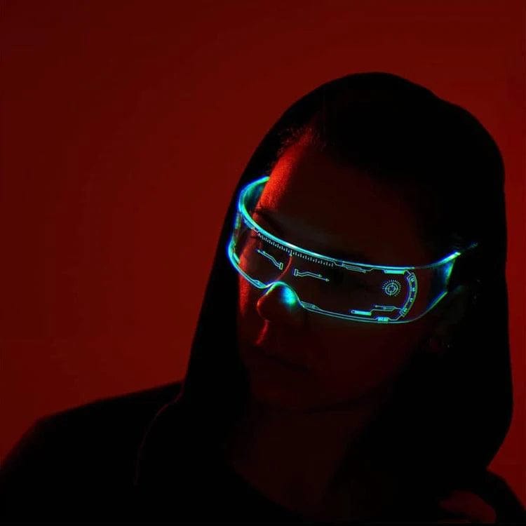 Rave-Essentials Co. Upgraded Bilateral Control RE® Holographic Visor Glasses