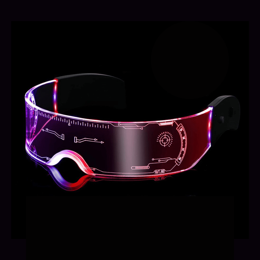 Rave-Essentials Co. Upgraded Bilateral Control RE® Holographic Visor Glasses