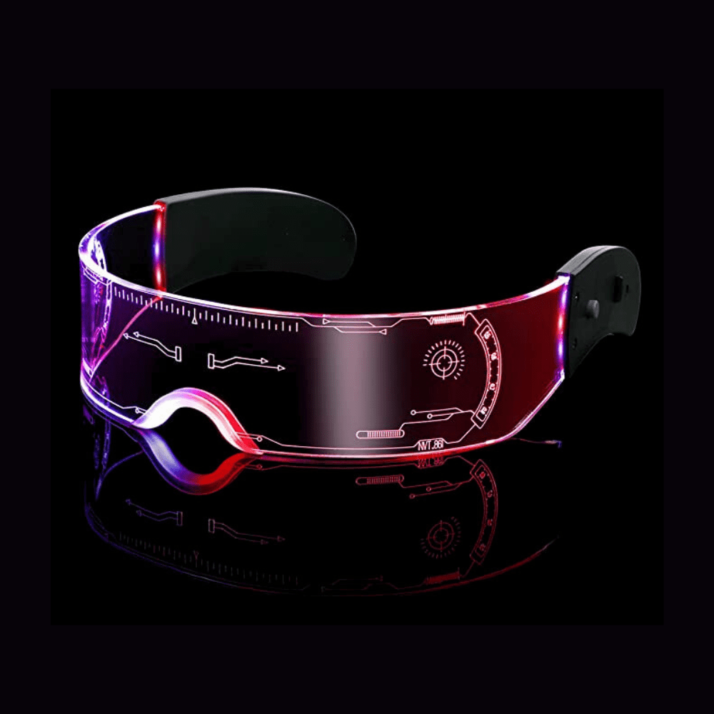 Rave-Essentials Co. Upgraded Bilateral Control RE® Holographic Visor Glasses