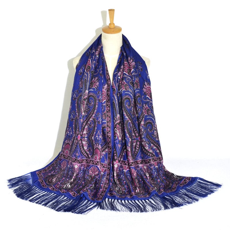 Rave Essentials Co. Royal blue RE® Premium Ethnic Pashmina