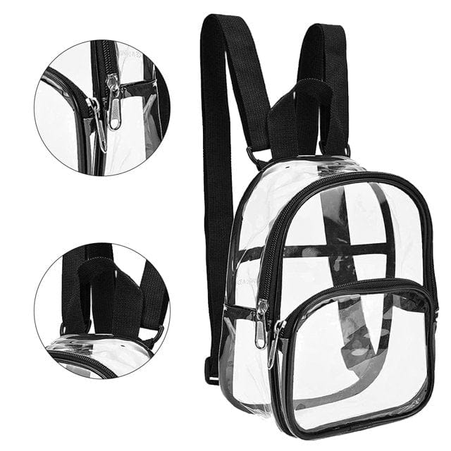 Rave Essentials Co. Transparent Mini Rave Backpack