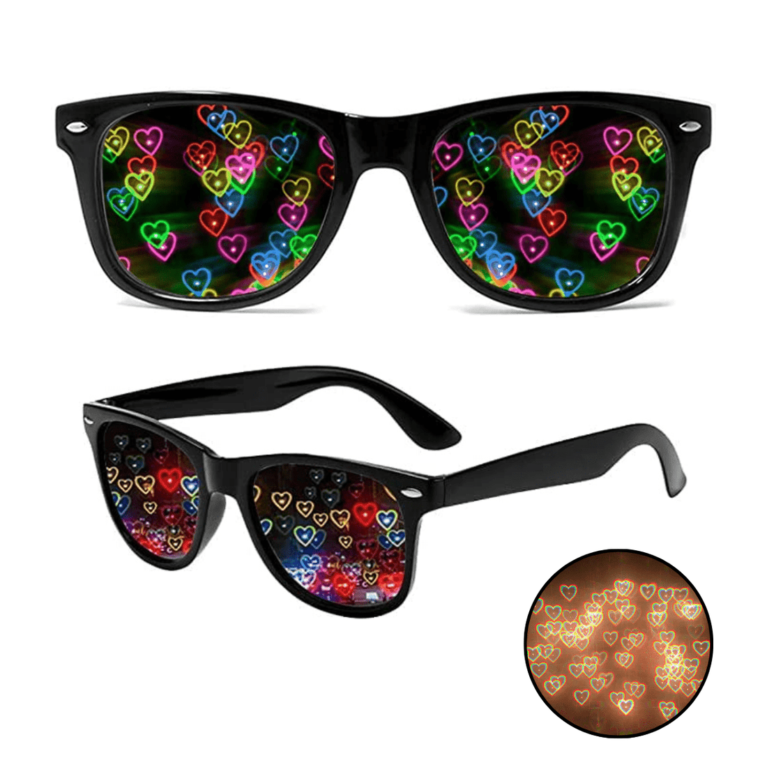 Rave-Essentials Co. eHeart™ Special FX Glasses