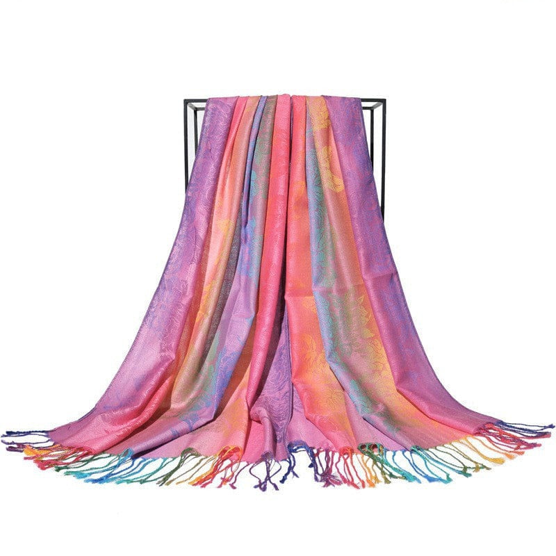 Rave-Essentials Co. Pink / Purple FestWook™ Pashmina Scarf
