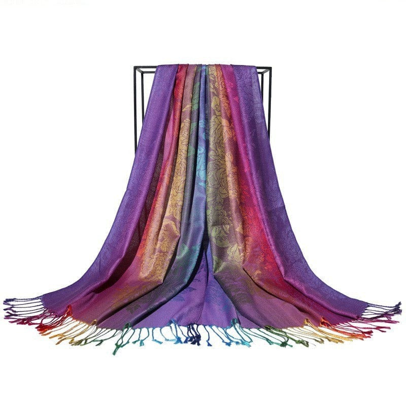Rave-Essentials Co. Purple FestWook™ Pashmina Scarf