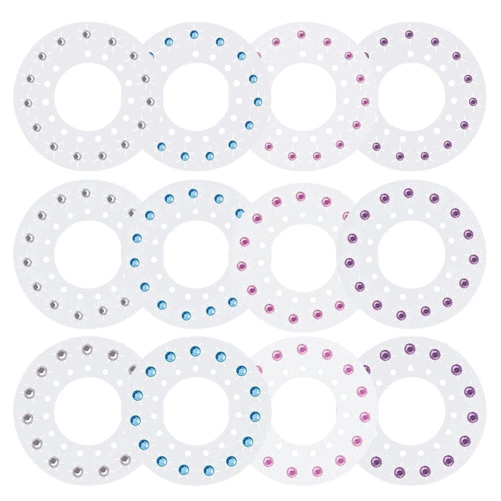 eprolo Only 180 Gems Girls Hair Gems Kit Kids Princess Pretend Makeup Sets Toy Crystal Rhinestone Stickers Art DIY Hair Jewels Cuffs Decoration Gift