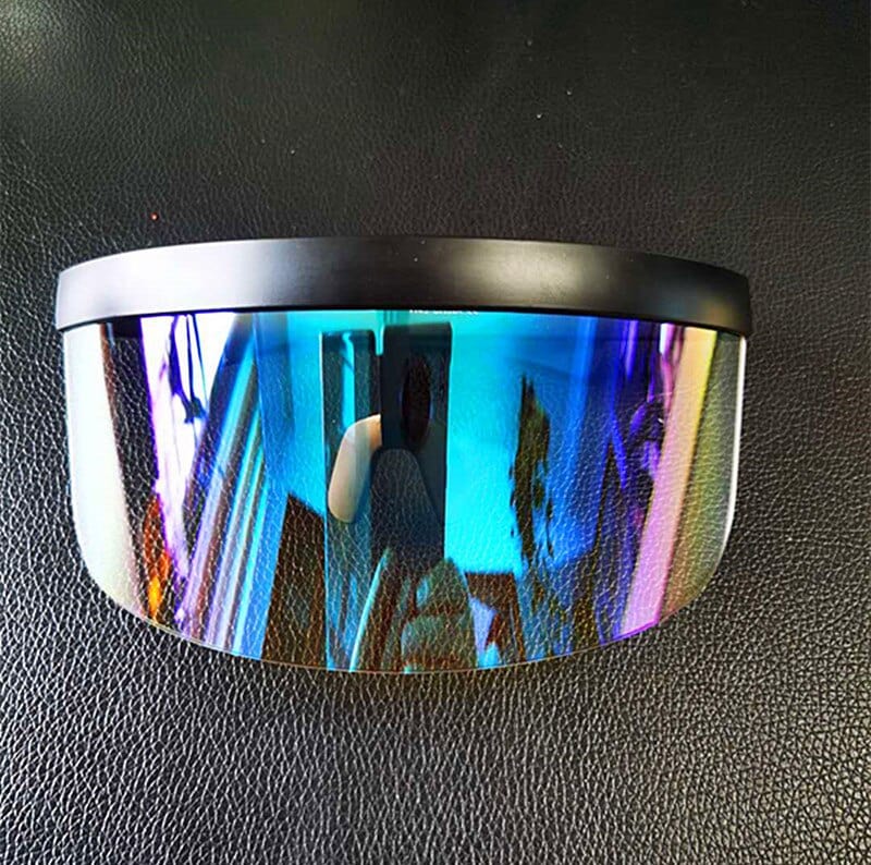 Rave-Essentials Co. 20 IRIDESCENT® Half-Face Shield Visor