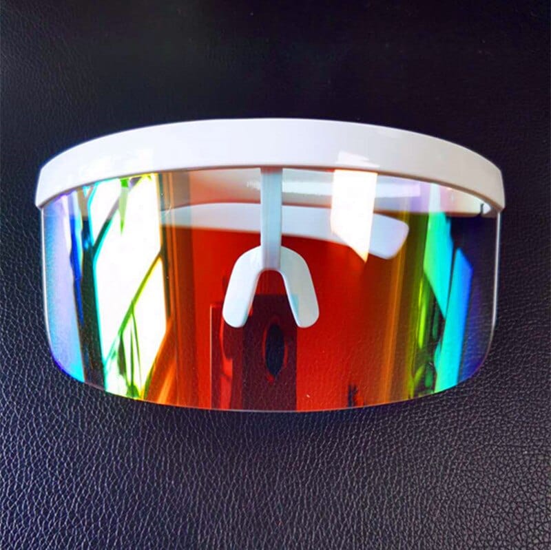 Rave-Essentials Co. 24 IRIDESCENT® Half-Face Shield Visor
