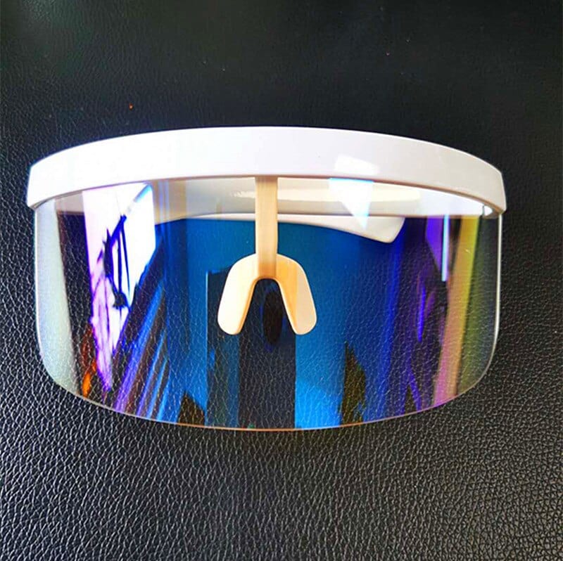 Rave-Essentials Co. 25 IRIDESCENT® Half-Face Shield Visor