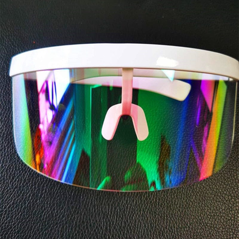 Rave-Essentials Co. 26 IRIDESCENT® Half-Face Shield Visor