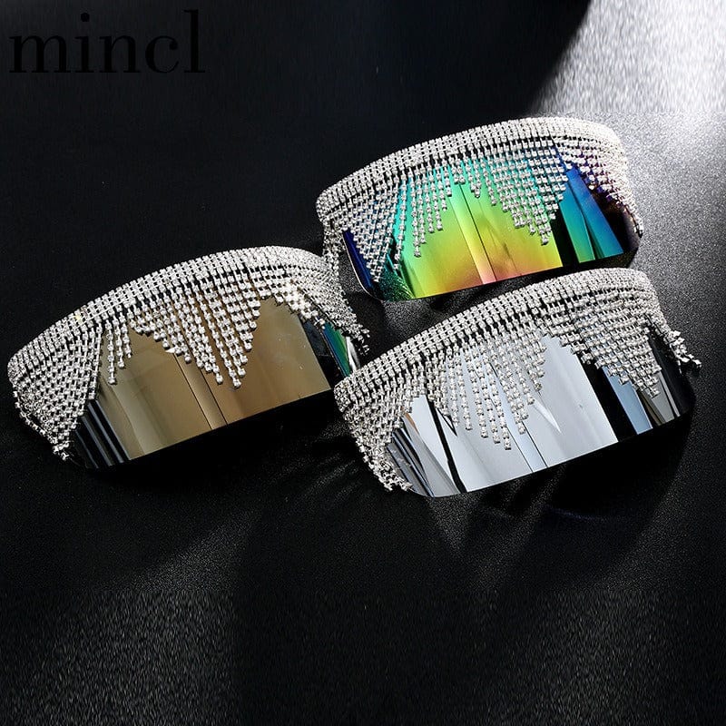 Rave-Essentials Co. Jewel Studded Fashion Visor