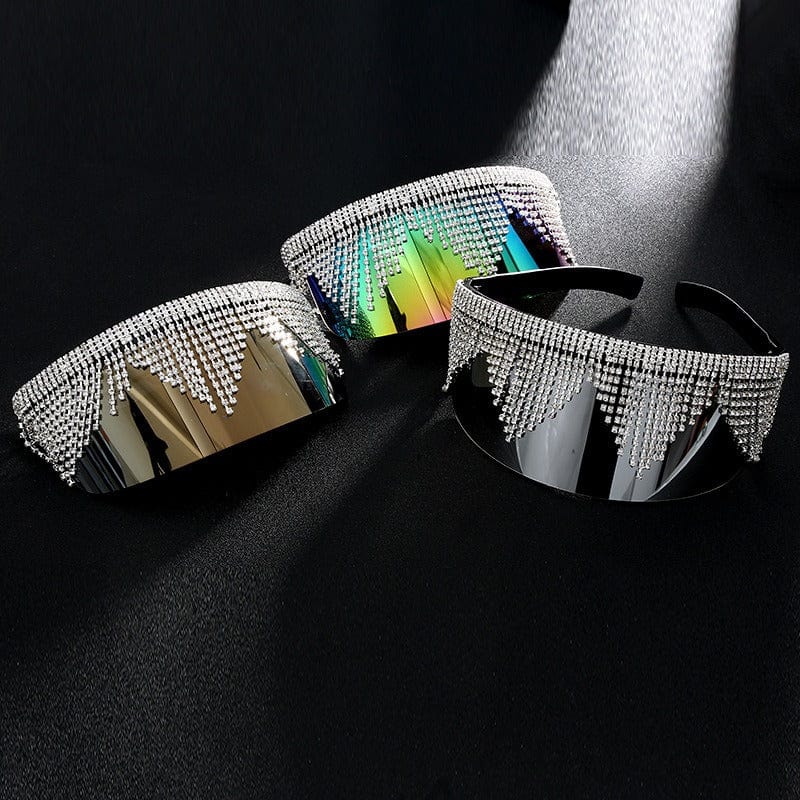 Rave-Essentials Co. Jewel Studded Fashion Visor