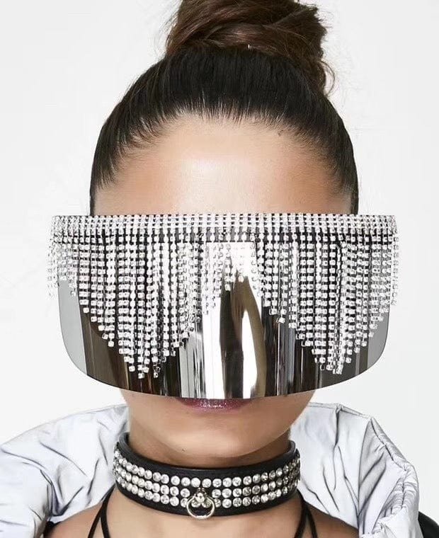Rave-Essentials Co. Jewel Studded Fashion Visor