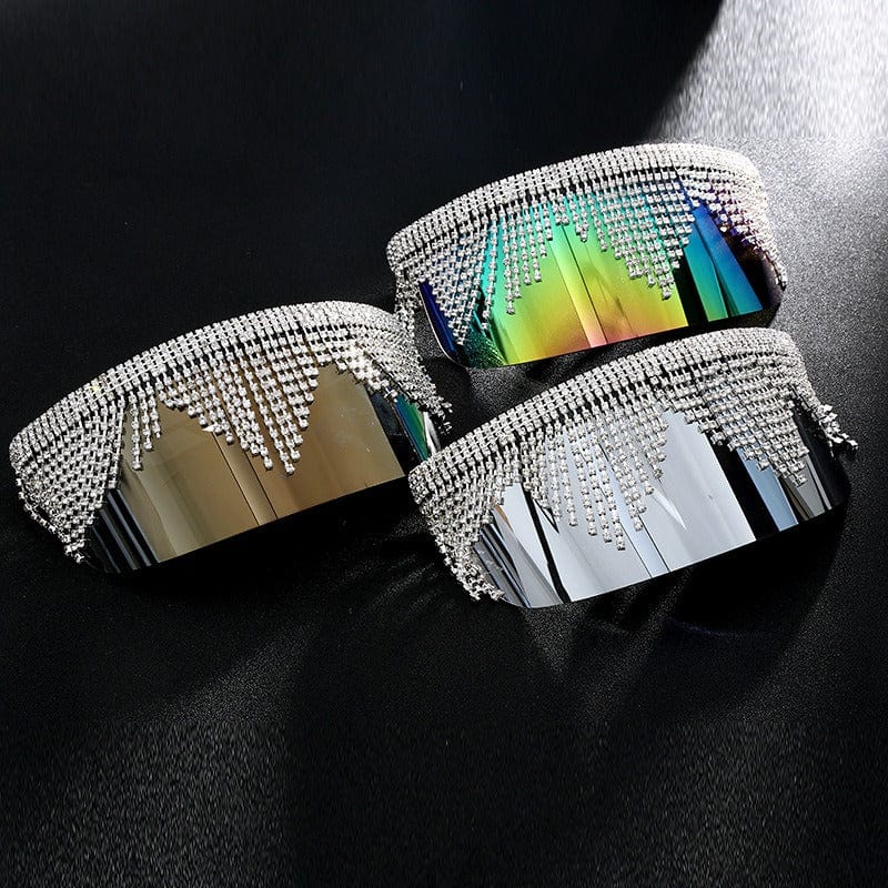 Rave-Essentials Co. Jewel Studded Fashion Visor