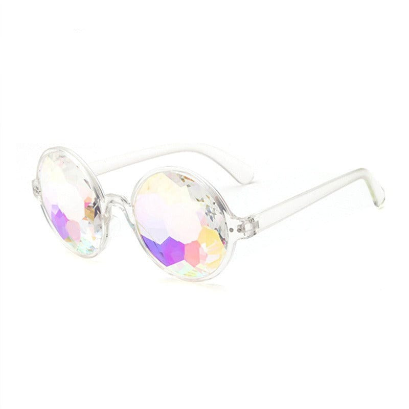 Rave-Essentials Co. Kaleidoscope Round-Eye Glasses