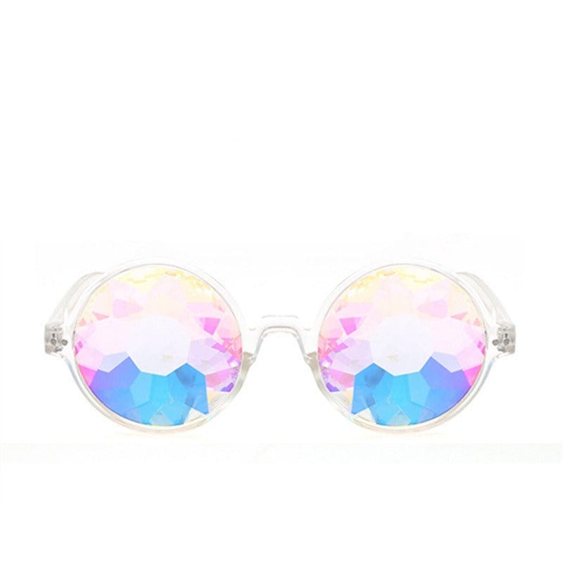 Rave-Essentials Co. Kaleidoscope Round-Eye Glasses